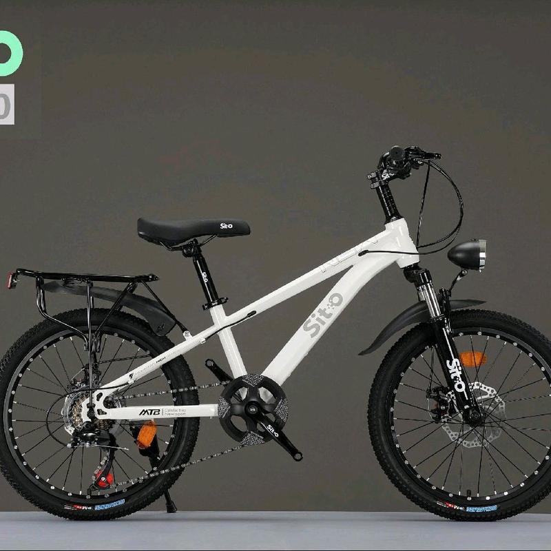   đủ phụ kiện Xe đạp địa hình SITO cho bé  3 size 20 22 24 có bộ chuyển số 7 líp shiming gacbaga đèn chuông 