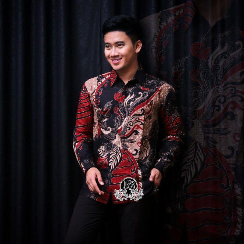Product Introduction of KEMEJA BATIK PRIA LENGAN PANJANG MOTIF RAHWANA RAJA KEMEJA TERBARU Katun Seragam Pekalongan Baju 10