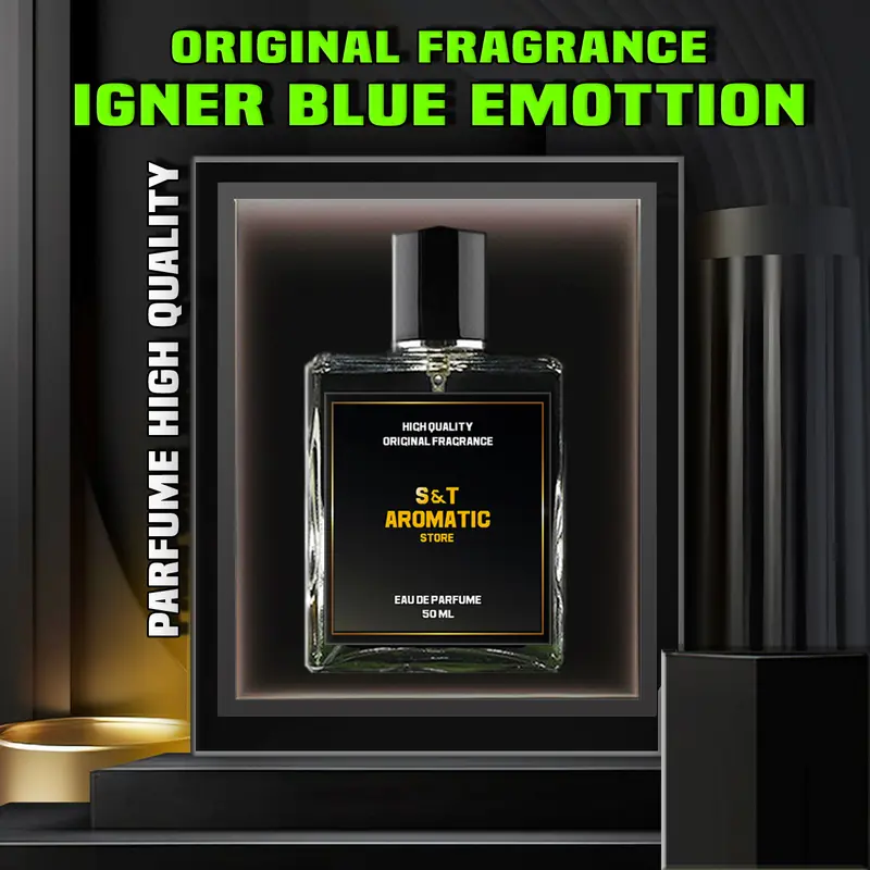 IGNER BLUE EMOTTION - Parfume High Quality Original Fragrance ( Ketahanan 12 Jam ) 0