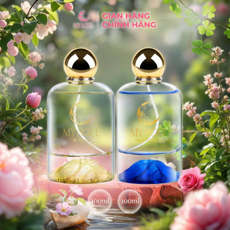  Nước Hoa My Soul của Mỹ Tâm - Combo No.01 The First Kiss & No.02 Once In A Blue Moon - 100ml 
