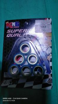 Product Review of KING OF DRAG CVT PLYBALL ( BOLA ) MIO / CLICK / NMAX / M3 / MIO I 125 / MIO SOUL I 125 / BEAT / PCX from j** j** 0