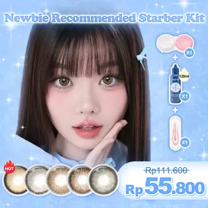 【Newcomer trying out】 Magister Softlens 1 PairSoftlens+1 bottle Solution+1 Tweezer Set +1 Lenscase First time trying colored contact lenses