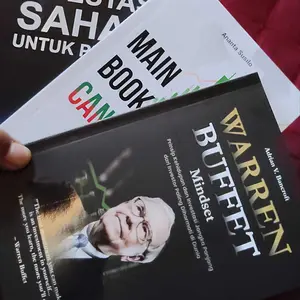 Paket Lengkap Investasi Saham Pemula - Main Book Of Candlestick + Panduan Investasi Saham + Warren Buffet Mindset - Yash Media