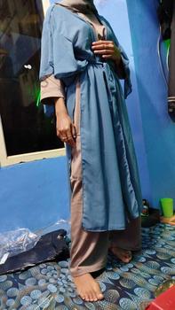 Product Review of Tunik cerutty/atasan wanita dewasa kekinian Muslim Outer Simple Ceruty clara  long from d**a 0