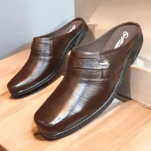 SEPATU SANDAL PRIA BUSTONG KULIT ASLI Selop