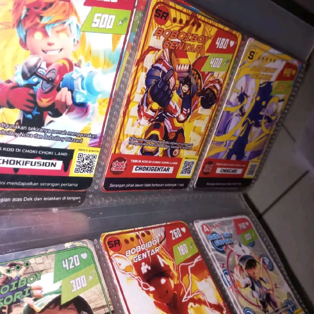 KARTU BOBOIBOY GALAXY EDISI CUSTM FANMADE BEBAS REQUEST | BEBAS PILIH VARIAN DESAIN GAMBAR LENGKAP | BEBAS REQUEST