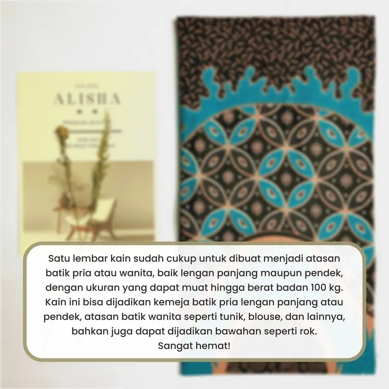 ALISHA KAIN BATIK ORIGINAL (MV) | KCF 90-112 | KAIN BATIK KATUN PRIMA | Kain Batik Premium | Kain Batik Pekalongan | Kain Batik Murah  | Ringan dan adem 5