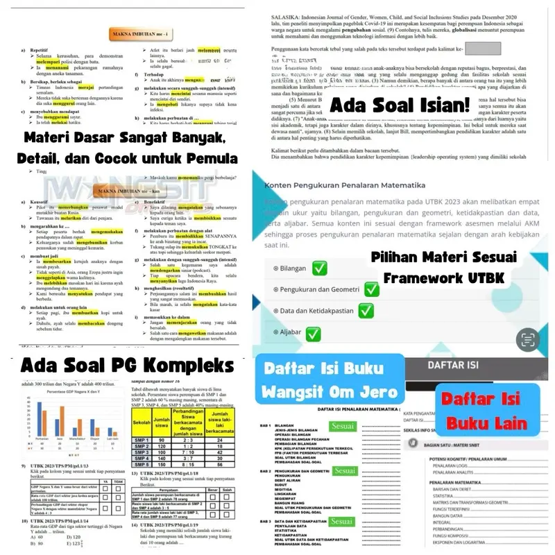 [New Edition 2025] Wangsit Om Jero TPS UTBK SNBT 2025 Seri Paket Platinum/Silver 8