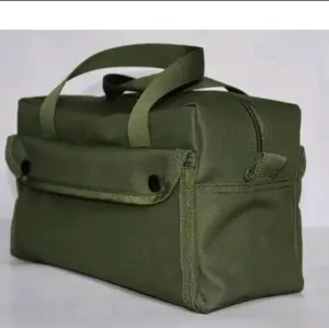 Tas Perkakas Teknisi Saku depan Hijau Army Model Terbaru