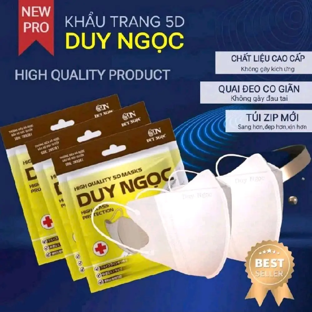 combo 300 chiếc khẩu trang Duy Ngọc chống nắng chống bụi chống tia uv