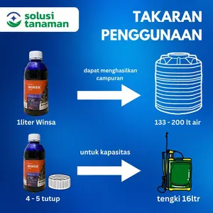Herbisida Winsa 135 Sl 1Ltr Pembasmi Rumput Liar/Gulma Obat Rumput Tanaman Terlaris
