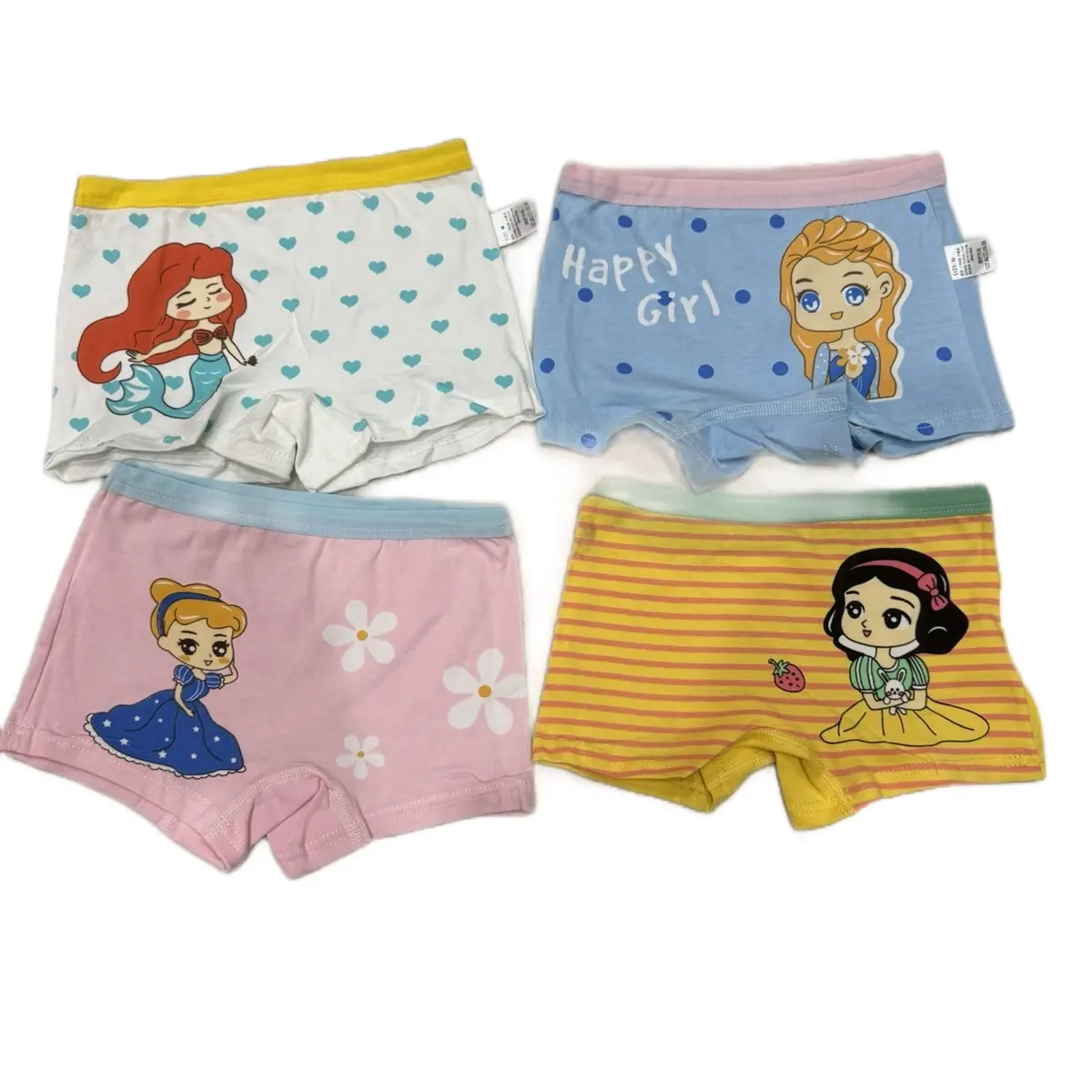 Celana dalam cewek boxer 1 set 4pcs cocok untuk umur 1 sd 3 tahun