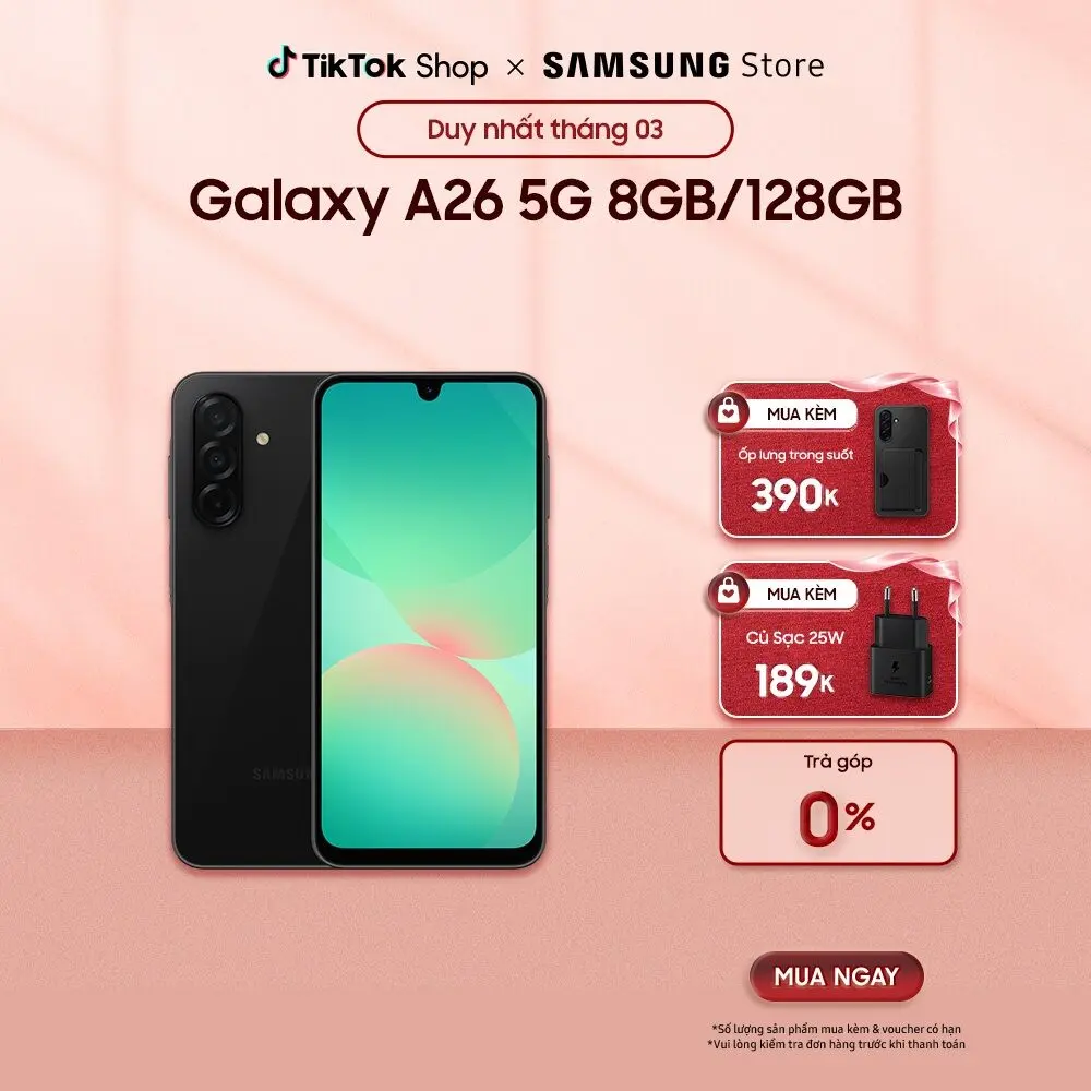 Điện Thoại Samsung Galaxy A26 5G 8GB/128GB