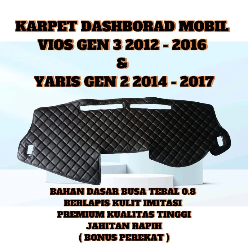 karepet dashboard mobil Vios gen 3 2012 - 2016 & alas dashboard mobil Yaris gen 2 2014 - 2017    busa tebal interior mobil alas dashboard mobil 0