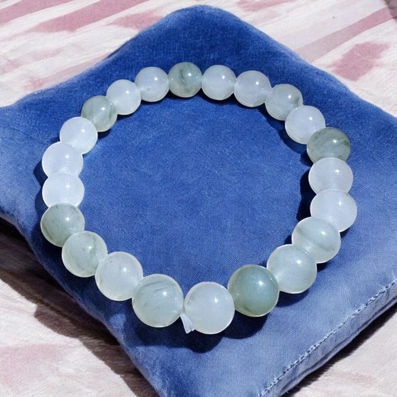  vòng chuỗi hạt tròn Ngọc Thiên Sơn vip - 8li 