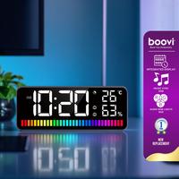 Gambar Boovi JD013 Jam Digital Tampilan Multifungsi Suhu Temperature Humidity Kelembapan Lampu RGB Bar Alarm Clock Rechargable dari Boovi Official Kota Administrasi Jakarta Barat 1 Tokopedia