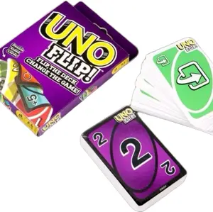 Uno Kartu Uno Flip Kualitas Bagus Isi 108 Kartu Mainan Card Games Flips The Deck Changes The Game Games