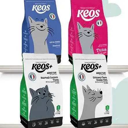 Hạt KEOS 350G cho Mèo con và Mèo trưởng thành