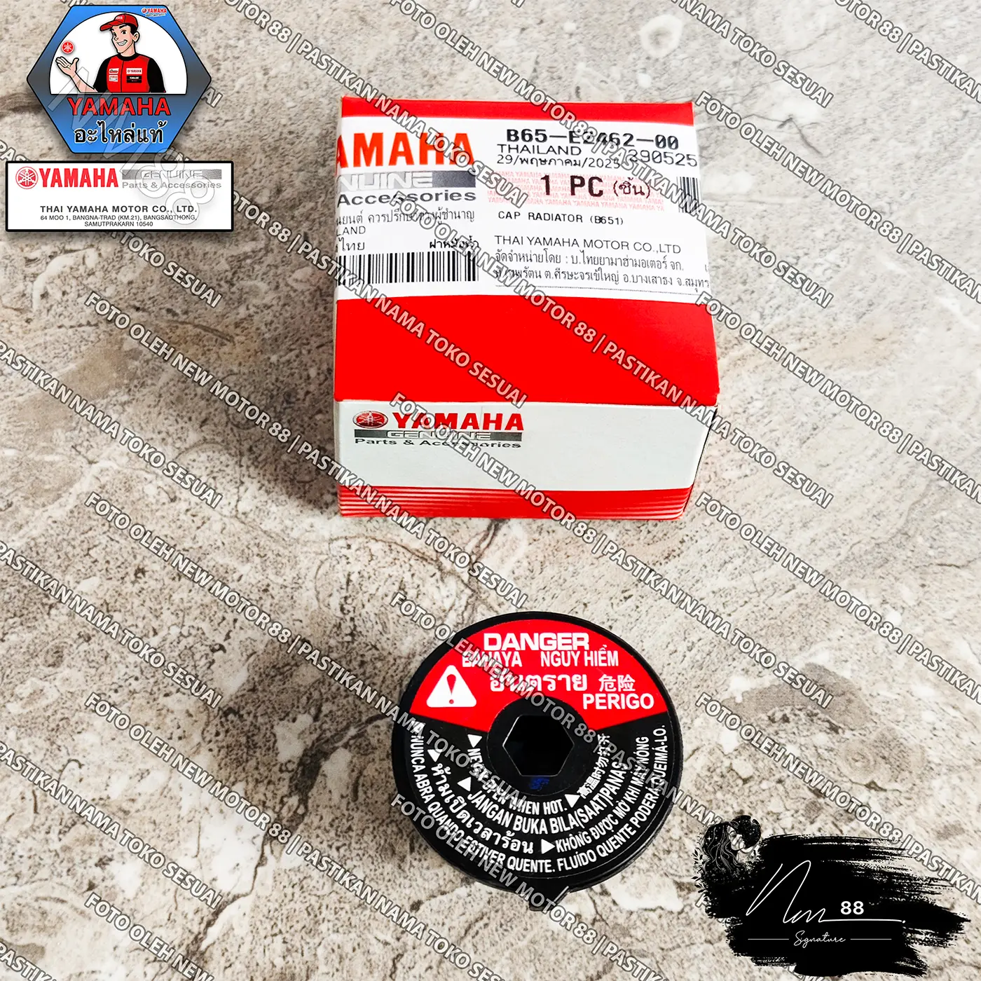 Tutup Radiator Cap Radiator NMAX Aerox Old New Lexi 125 150 XMAX Original Thailand B65-E2462-00