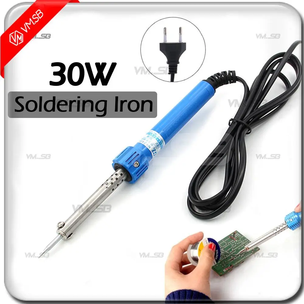 Soldering Iron 30-130Watt Soldering Iron Set Solder With Eu 2 Pin Plug Electric Portable
