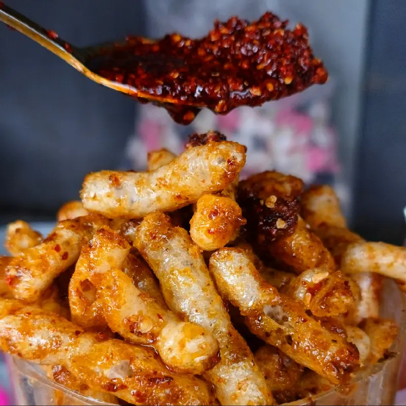 KERUPUK GURILEM BUMBU DADAKAN BY SNACK PHOBIA Cemilan Pedas 1
