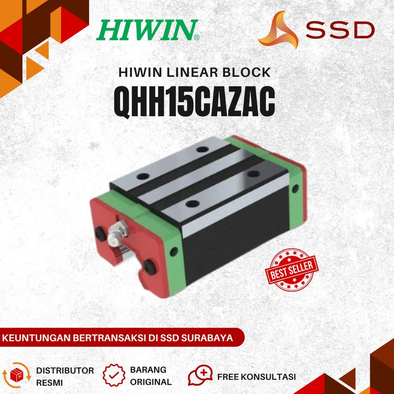 Hiwin QHH15CAZAC / QHH15CA / QHH15C Linear Guide Block Only - Shop ...
