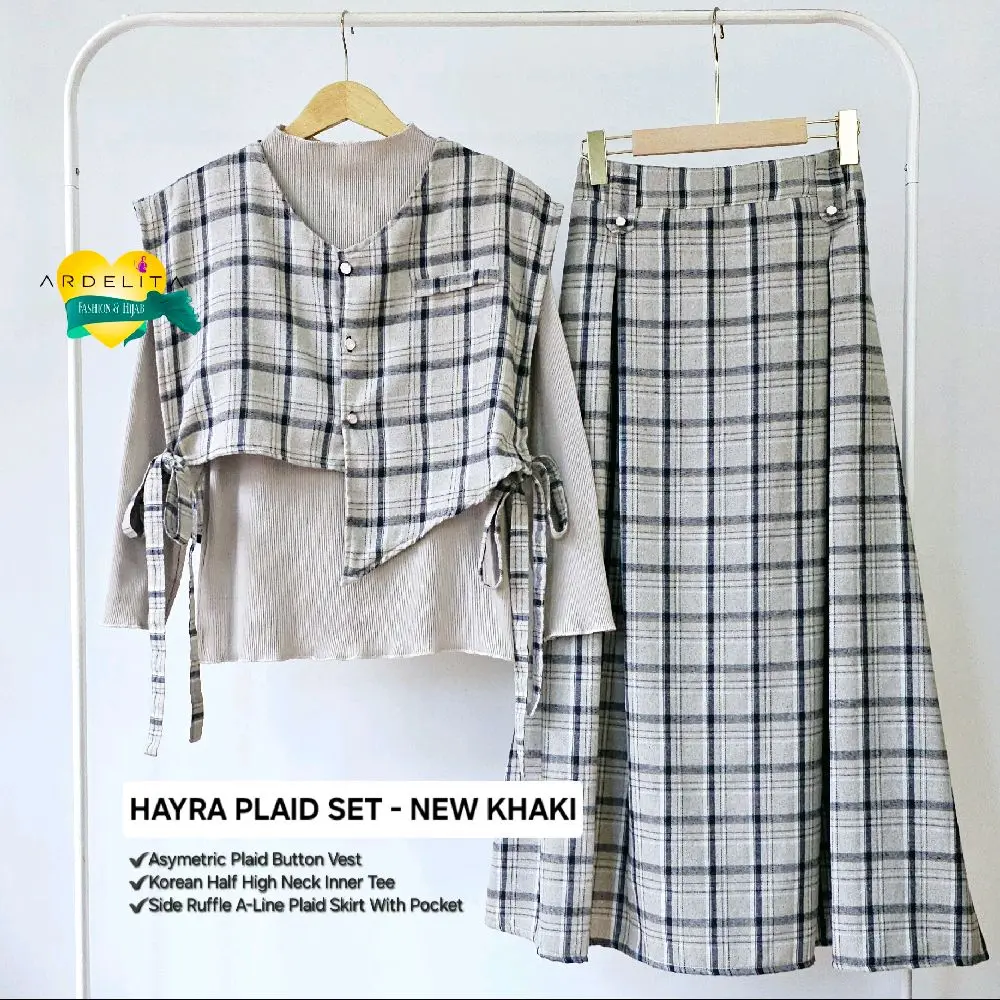 3in1 FULL SET (Vest+Rok+Inner KHAKI) - JEJU SERIES