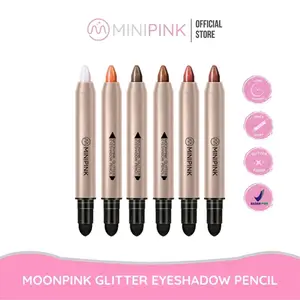 MINIPINK Moonpink Glitter Eyeshadow Pencil 6 Colors Pigmented Waterproof MP068