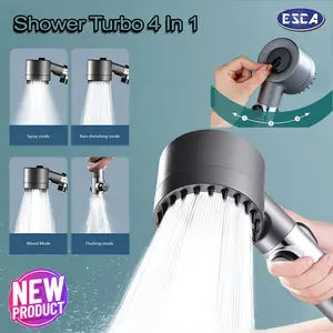 ESCA Kepala Shower Turbo Bertekanan Tinggi Shower Adjustable Massage