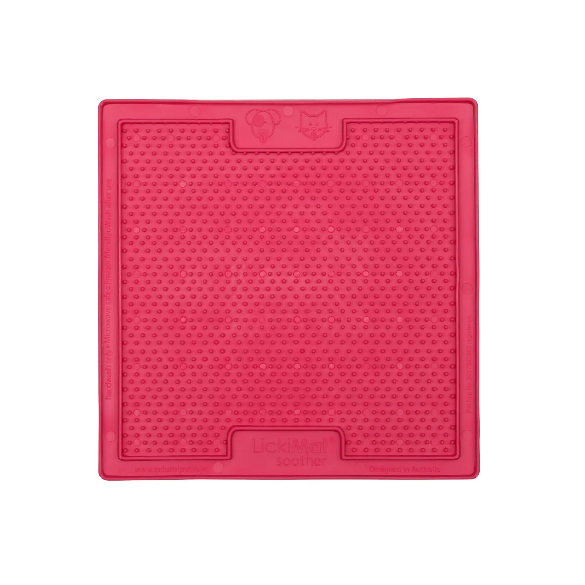LickiMat Classic Soother Cat Slow Feeder Mat | Lick Mat, Anti-Bloat & Slow Feeding Mats, Bowls & Plate For Dogs & Cats