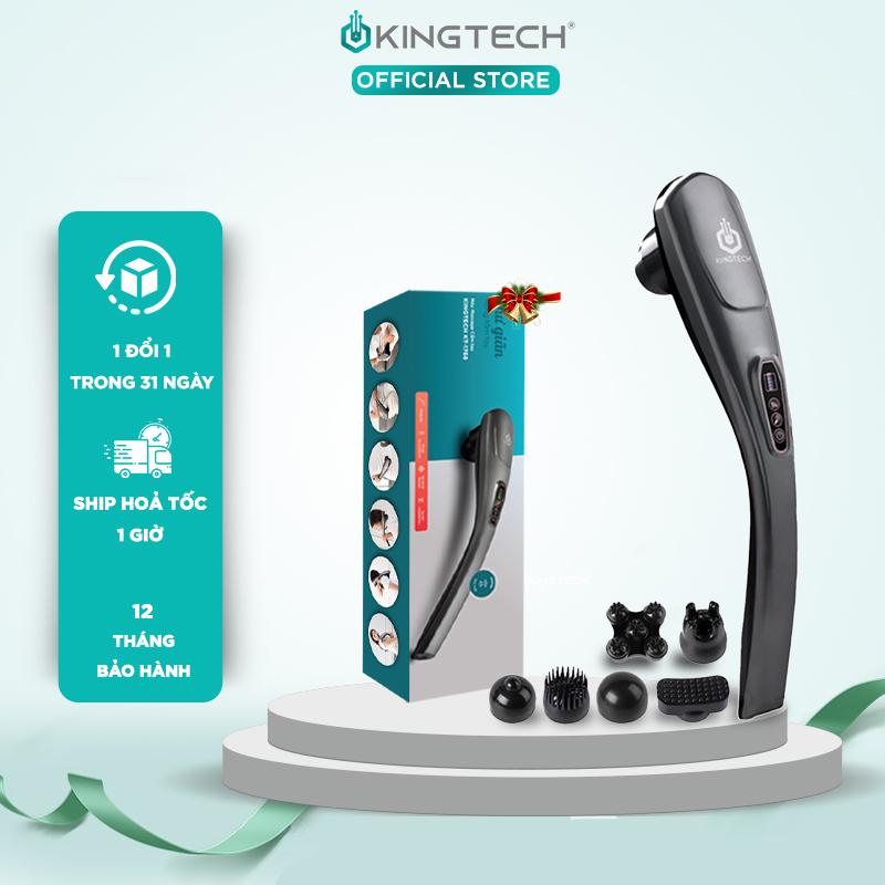 Máy Massage Cầm Tay KINGTECH KT-1768 Mát Xa Toàn Thân - Mát xa Chuyên Sâu Vai Cổ Chân Lưng Tay - Quà tặng Tuyệt Vời Cho Người Thân - Chính Hãng