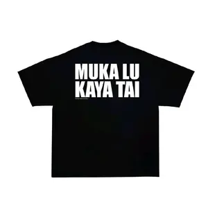 Kaos Muka Lu Kayak Tai / Baju Distro Muka Lu Kayak Tai Kaos Cotton Combed 24s