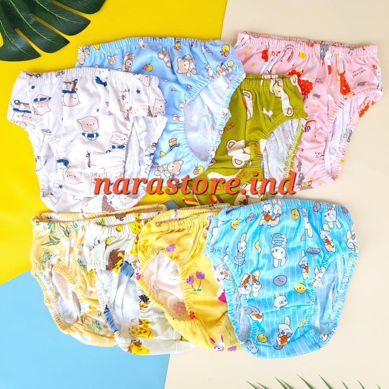 12 Pcs Celana Dalam Anak Laki-Laki dan Perempuan 1-6 tahun Motif dan Warna Lucu 7