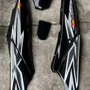 Cover Body Set Belakang Supra X 125 New Batman + Striping Motorcycle