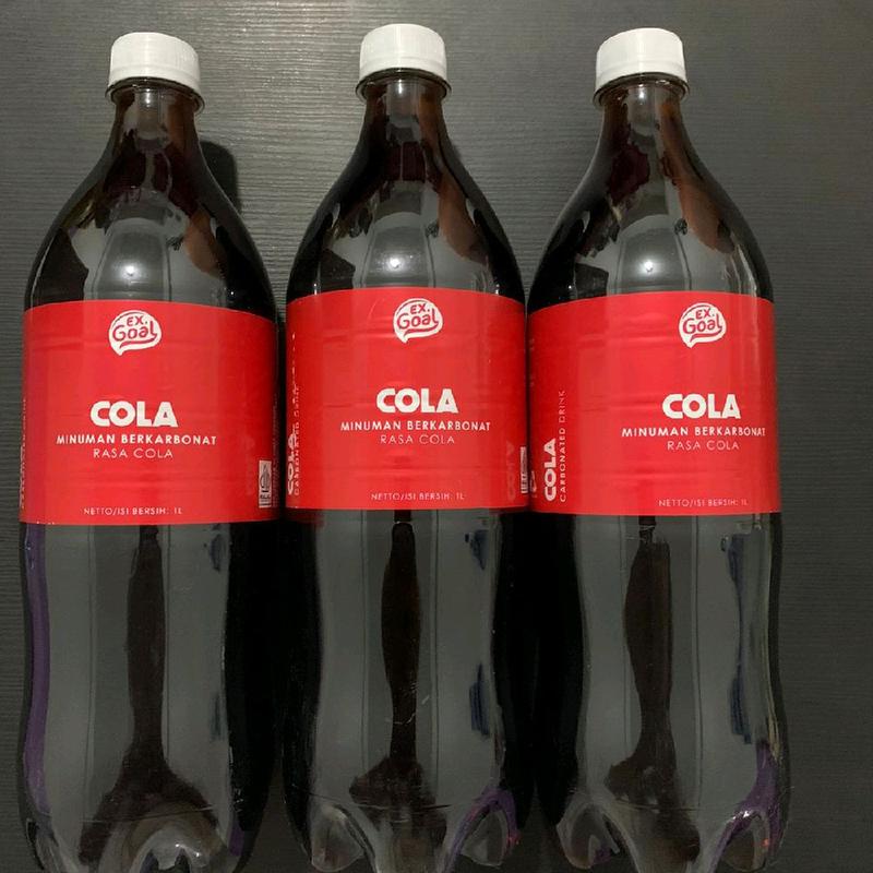 ex goal varian cola 1 Liter Drink Minuman - Shop | Tokopedia