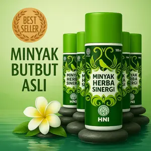 Minyak Herba Sinergi Asli herbal original berkhasiat untuk pegal linu dan nyeri otot