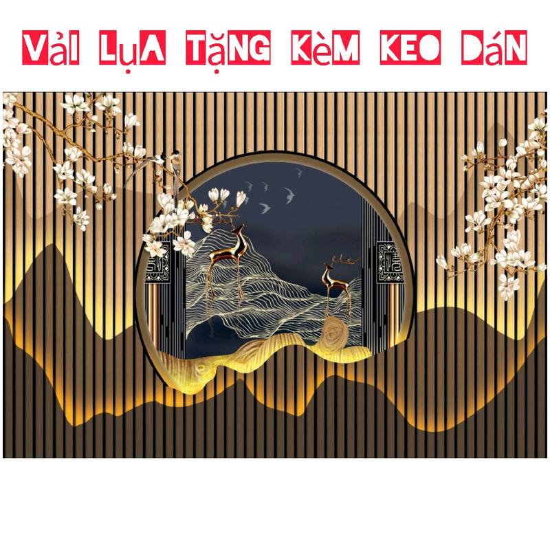 Tranh 3d lam sóng phong cách hiện đại dán tường Treo Tường Phòng Khách Decor Tường Treo Phòng