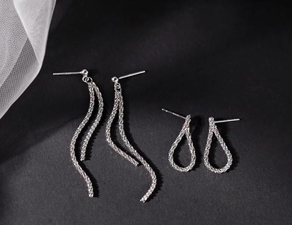 Anting Eyori Macca 925 Sterling Silver Tassel Perak Anti Karat Lapis Emas 14K 5