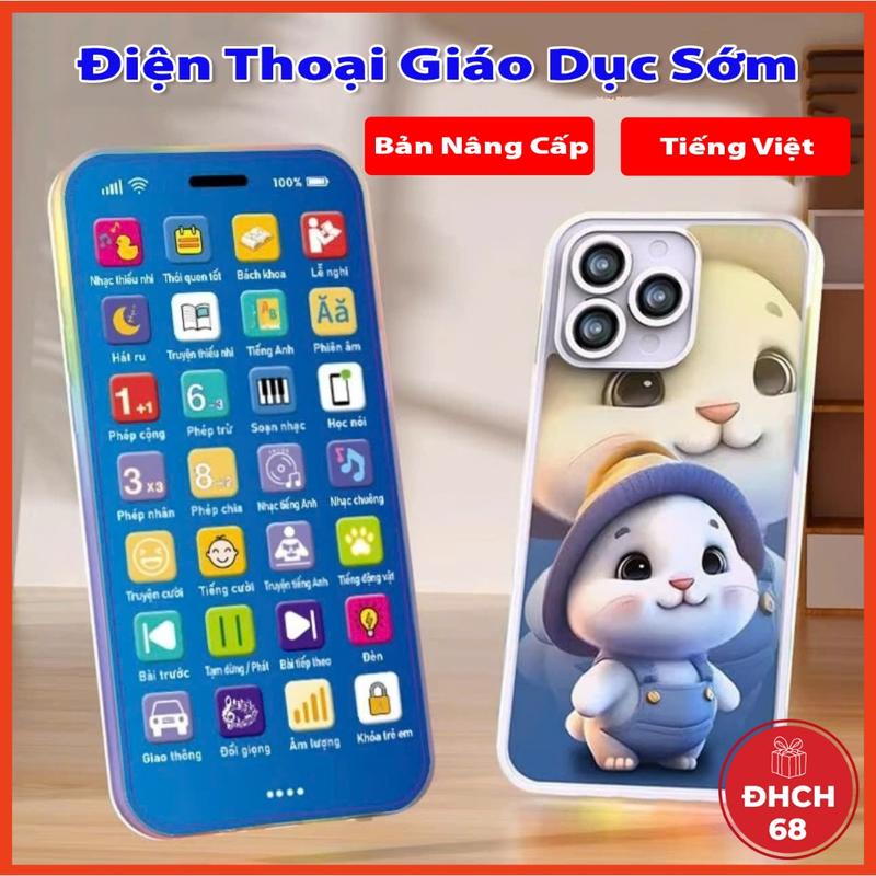 Điện thoại đồ chơi cho bé trẻ em giáo dục sớm nội dung phong phú nhiều bài hát…