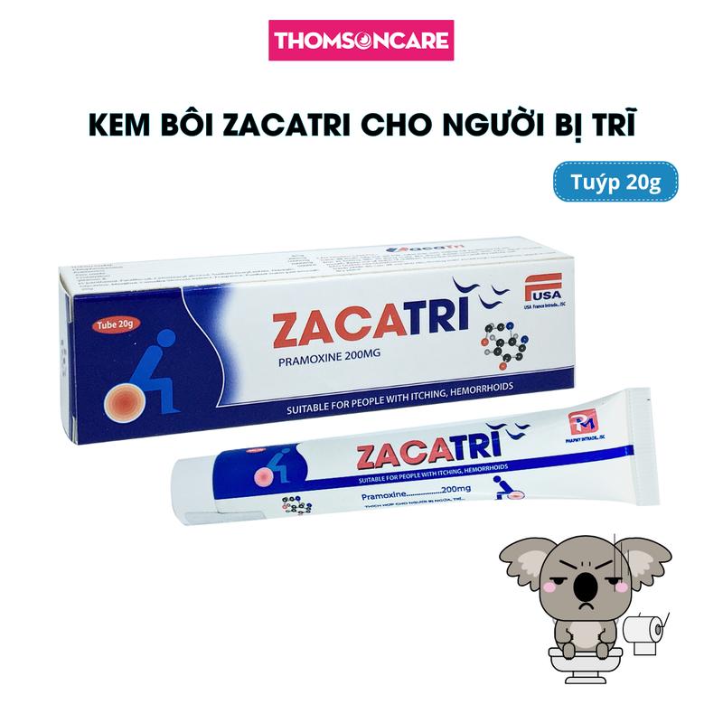  Gel bôi Zacatri dùng cho người bị trĩ nội trĩ ngoại - Tuýp 20g 