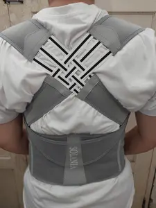 Korektor Postur Dapat Disesuaikan Pria Wanita Korset Penopang Punggung Ortotik Penjepit Perbaikan Bahu