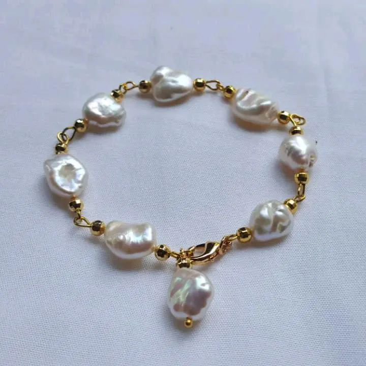 Gelang Mutiara Air Tawar Barouque