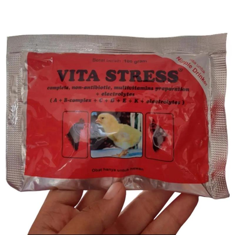 [VITAMIN ANTI STRESS AYAM] VITASTRESS 100 GRAM MEDION 0