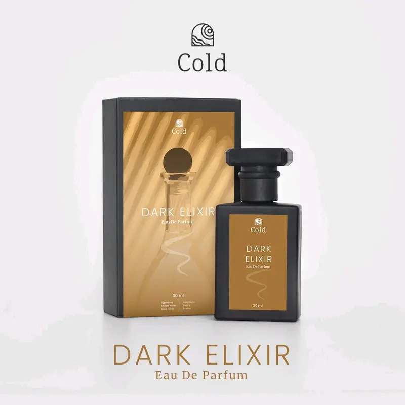 parfum COLD Dark Elixir parfum pria wanita tahan lama dan wangi 6 - 10 jam 30 ml & 50 ml Eau De Parfum merah parfume Perfume Peony 0