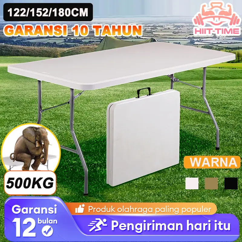 Meja Lipat Meja Lipat plastik Meja Lipat Outdoor Meja Serbaguna besar Makan Meja