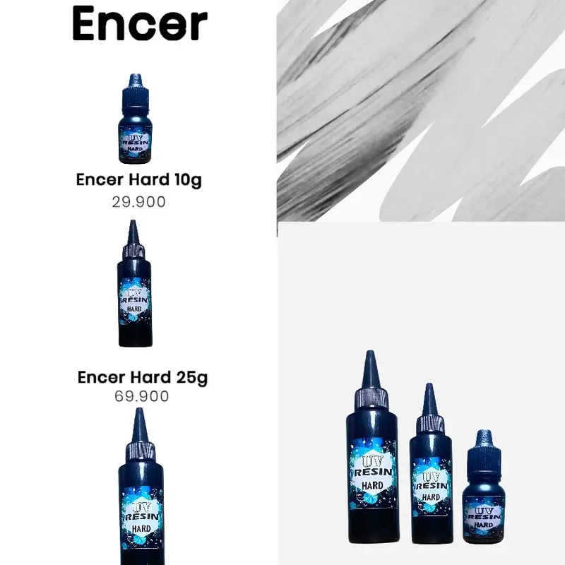 ￼Resin UV Fast Curing Lem Resin Keras Hard Kental Encer Nail Art Assist Hook Crystal Acrylic Epoxy Resin 5