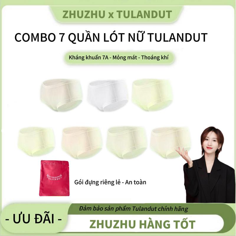 ZhuZhu độc quyền Đồ Lót Nữ -Tulandut Kháng khuẩn 7A ,Thoáng Khí Làm Bằng Lụa Lạnh Thiết Kế Không Đường May Chống Lạnh - 61183 2