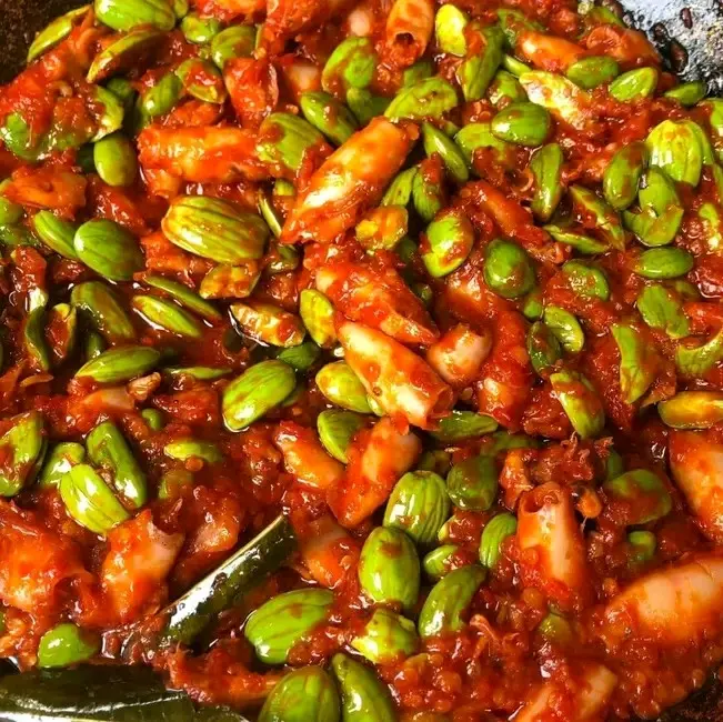 sambal cumi Pete kemasan 150gram Food Masakan 1