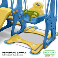 Gambar Mainan Prosotan Ayunan Anak Seluncuran Bahan Plastik HDPE 5in1 & 3in1 Swing Slide 001-M1301 - M1301 BIRU 3in1 dari Speedsindonesia Kota Surabaya 5 Tokopedia
