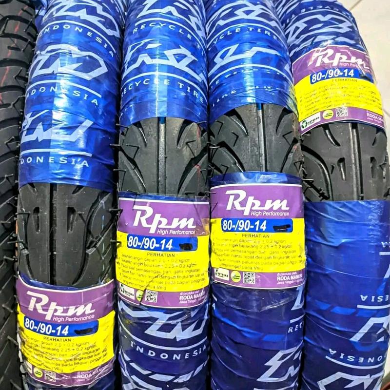 Ban uk 80/90.14 & 90/90.14 tubles satu paket depan belakang all motor matic 2